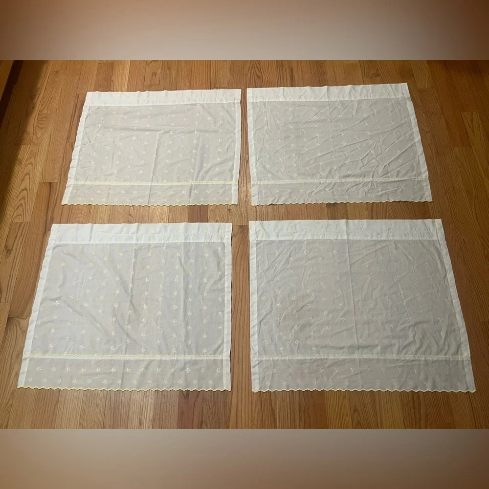Vintage curtains 4 Panels